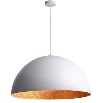 Sigma Sfera fehér-réz függesztett lámpa (SIG-30140) E27 1 izzós IP20