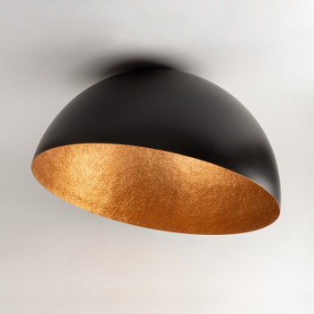Sigma Sfera fekete-réz mennyezeti lámpa (SIG-32469) E27 1 izzós IP20