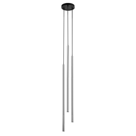 Sigma Sopel Lux ezüst-fekete függesztett lámpa (SIG-40744) G9 3 izzós IP20