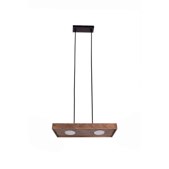 Sigma Soul fekete-barna függesztett lámpa (SIG-40917) GX53 2 izzós IP20