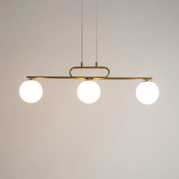 Sigma Tes arany-fehér függesztett lámpa (SIG-33633) G9 3 izzós IP20