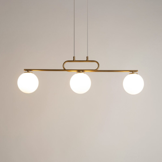Sigma Tes arany-fehér függesztett lámpa (SIG-33633) G9 3 izzós IP20