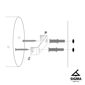 Sigma Tes arany-fehér falikar (SIG-33635) G9 1 izzós IP20