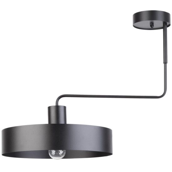 Sigma Vasco fekete mennyezeti lámpa (SIG-31549) E27 1 izzós IP20