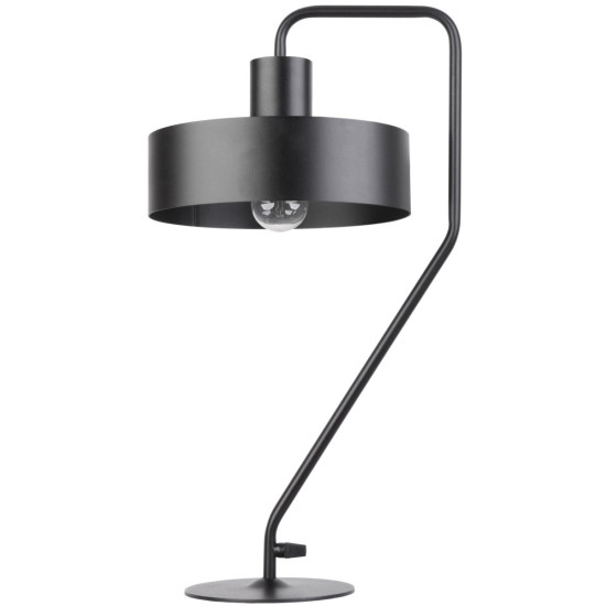 Sigma Vasco fekete asztali lámpa (SIG-50118) E27 1 izzós IP20