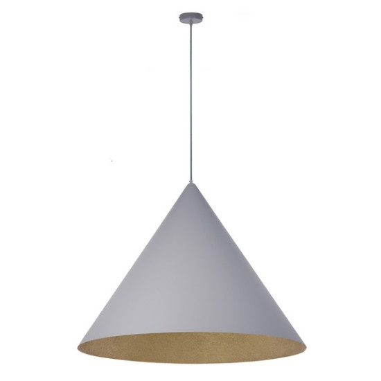 Sigma Vesuvio szürke-arany függesztett lámpa (SIG-41049) E27 1 izzós IP20