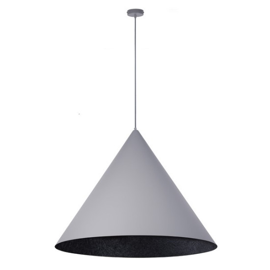 Sigma Vesuvio szürke-fekete függesztett lámpa (SIG-41054) E27 1 izzós IP20