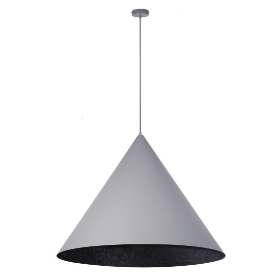 Sigma Vesuvio szürke-fekete függesztett lámpa (SIG-41055) E27 3 izzós IP20