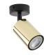 Sigma Zoom fekete-sárgaréz mennyezeti spotlámpa (SIG-33506) GU10 1 izzós IP20