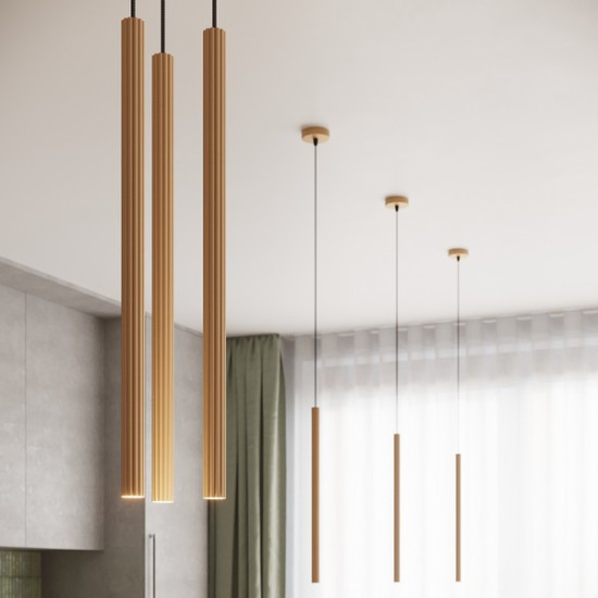 Sollux Arche 3P arany függesztett lámpa (SOL-SL.1342) G9 3 izzós IP20