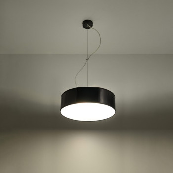 Sollux Arena 35 fekete függesztett lámpa (SOL-SL.0115) E27 2 izzós IP20