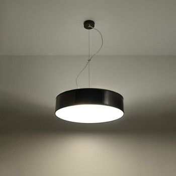 Sollux Arena 45 fekete függesztett lámpa (SOL-SL.0118) E27 3 izzós IP20