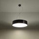 Sollux Arena 45 fekete függesztett lámpa (SOL-SL.0118) E27 3 izzós IP20