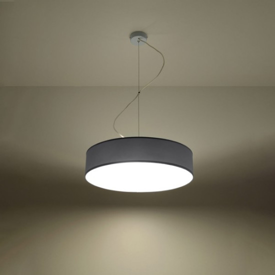 Sollux Arena 45 szürke függesztett lámpa (SOL-SL.0119) E27 3 izzós IP20
