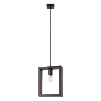 Sollux Aries wenge-fekete függesztett lámpa (SOL-SL.1311) E27 1 izzós IP20