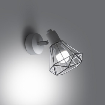 Sollux Artemis 1 fehér falikar (SOL-SL.1102) E14 1 izzós IP20