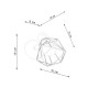 Sollux Artemis 1 fekete falikar (SOL-SL.1105) E14 1 izzós IP20