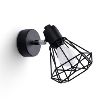 Sollux Artemis 1 fekete falikar (SOL-SL.1105) E14 1 izzós IP20