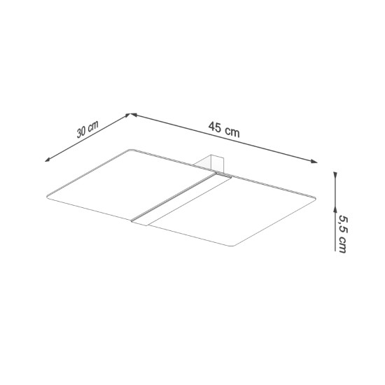 Sollux Azalia króm-fehér mennyezeti lámpa (SOL-SL.1007) G9 4 izzós IP20