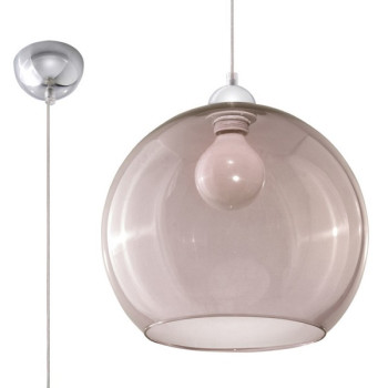 Sollux Ball grafit függesztett lámpa (SOL-SL.0250) E27 1 izzós IP20