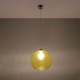 Sollux Ball sárga függesztett lámpa (SOL-SL.0252) E27 1 izzós IP20