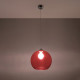 Sollux Ball piros függesztett lámpa (SOL-SL.0253) E27 1 izzós IP20