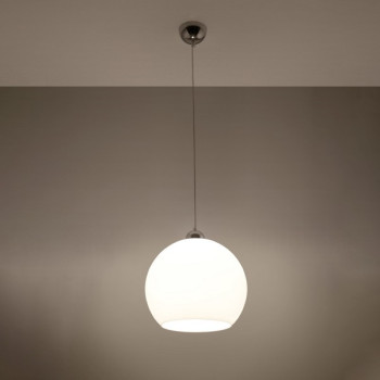 Sollux Ball fehér függesztett lámpa (SOL-SL.0256) E27 1 izzós IP20