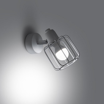 Sollux Beluci 1 fehér falikar (SOL-SL.1111) E14 1 izzós IP20