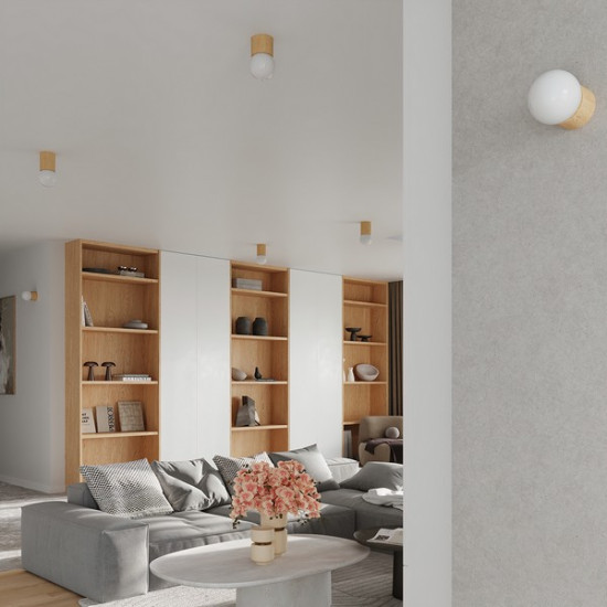 Sollux Boomo natúr-fehér fali lámpa (SOL-SL.1192) G9 1 izzós IP20