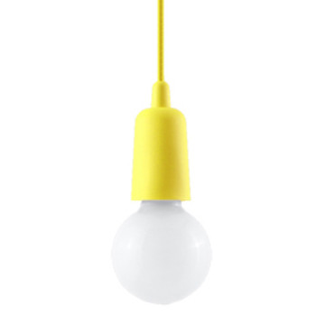 Sollux Diego 1 sárga függesztett lámpa (SOL-SL.0578) E27 1 izzós IP20