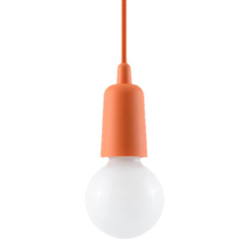 Sollux Diego 1 narancs függesztett lámpa (SOL-SL.0584) E27 1 izzós IP20