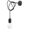 Sollux Edison fekete falikar (SOL-SL.0373) E27 1 izzós IP20