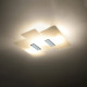 Sollux Fabiano króm-fehér mennyezeti lámpa (SOL-SL.0198) E27 3 izzós IP20
