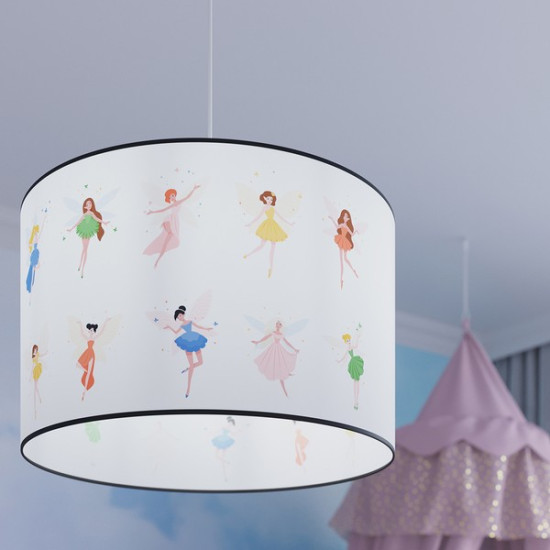 Sollux Fairy 30 fehér-színes gyerek függesztett lámpa (SOL-SL.1416) E27 1 izzós IP20