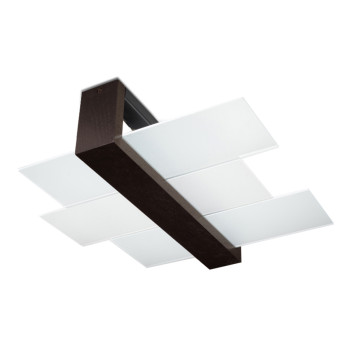 Sollux Feniks 2 wenge-fehér mennyezeti lámpa (SOL-SL.0074) E27 2 izzós IP20