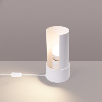 Sollux Flash fehér asztali lámpa (SOL-SL.1675) E27 1 izzós IP20