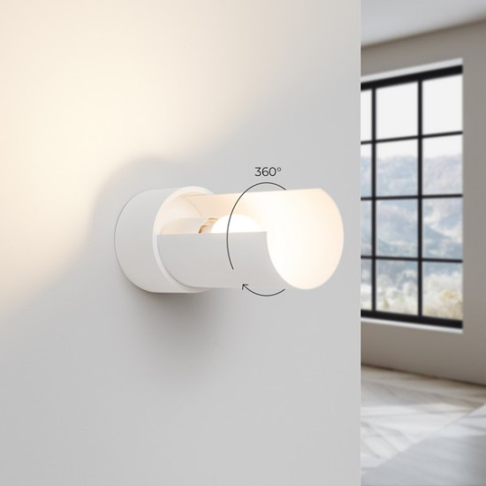 Sollux Flash fehér falikar (SOL-SL.1676) E27 1 izzós IP20