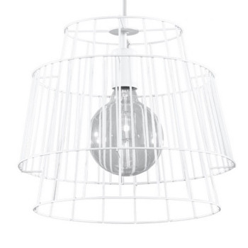 Sollux Gate fehér függesztett lámpa (SOL-SL.0662) E27 1 izzós IP20