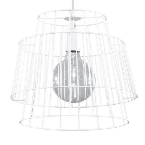 Sollux Gate fehér függesztett lámpa (SOL-SL.0662) E27 1 izzós IP20