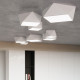Sollux Hexa 25 fehér mennyezeti lámpa (SOL-SL.0686) E27 1 izzós IP20