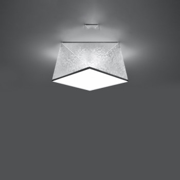 Sollux Hexa 25 ezüst mennyezeti lámpa (SOL-SL.0688) E27 1 izzós IP20