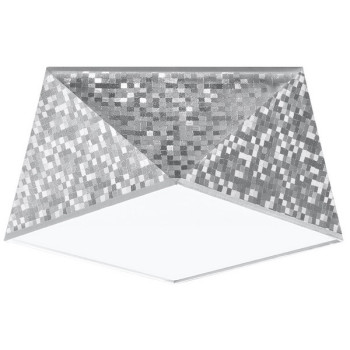 Sollux Hexa 25 ezüst mennyezeti lámpa (SOL-SL.0688) E27 1 izzós IP20