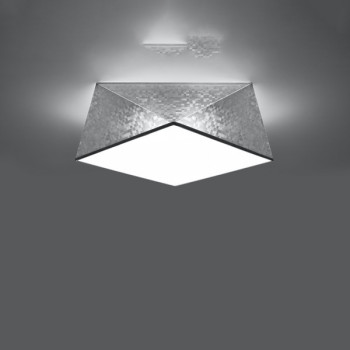 Sollux Hexa 35 ezüst mennyezeti lámpa (SOL-SL.0691) E27 2 izzós IP20