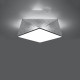 Sollux Hexa 35 ezüst mennyezeti lámpa (SOL-SL.0691) E27 2 izzós IP20