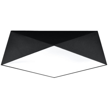 Sollux Hexa 45 fekete mennyezeti lámpa (SOL-SL.0693) E27 3 izzós IP20