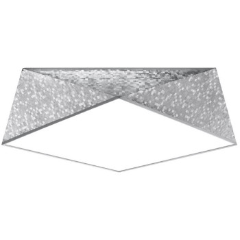 Sollux Hexa 45 ezüst mennyezeti lámpa (SOL-SL.0694) E27 3 izzós IP20
