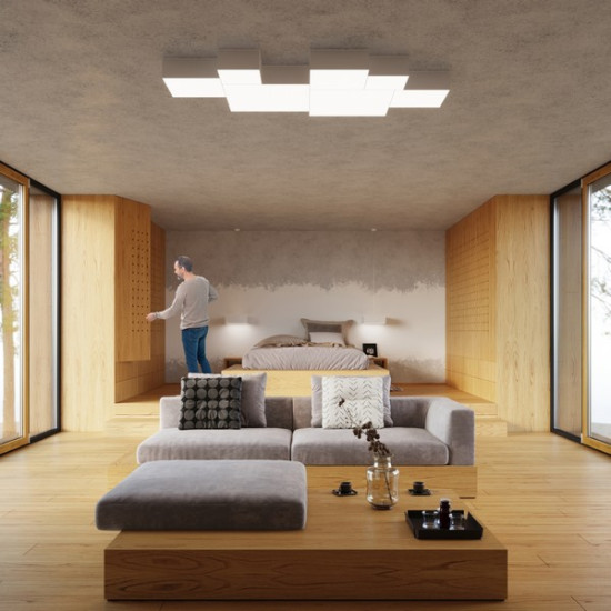 Sollux Horus 45 fehér mennyezeti lámpa (SOL-SL.0141) E27 3 izzós IP20