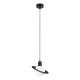 Sollux Hyperion 1 fekete-fehér függesztett lámpa (SOL-SL.1358) G9 1 izzós IP20