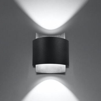 Sollux Impact fekete fali lámpa (SOL-SL.0858) G9 1 izzós IP20