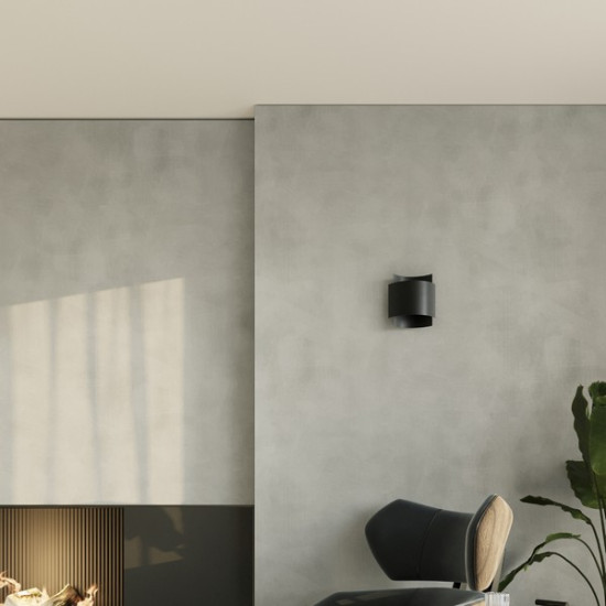 Sollux Impact fekete fali lámpa (SOL-SL.0858) G9 1 izzós IP20